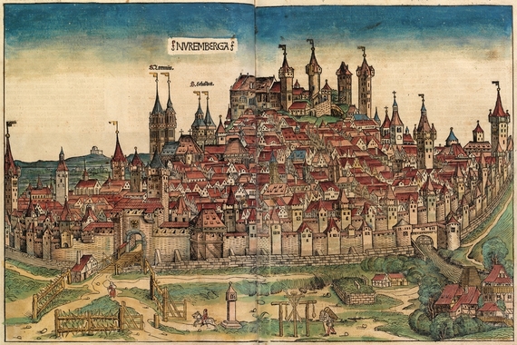 Woodcut of Nuremberg, Nuremberg Chronicle