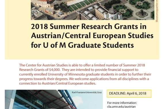 2018 summer grants announcement