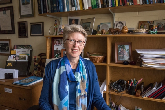 Portrait of Barbara Frey in her office