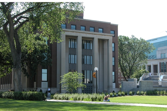 Photo of exterior of Ford Hall