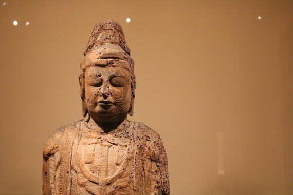 Buddhist guardian figure from the Mary Griggs Burke Collection.