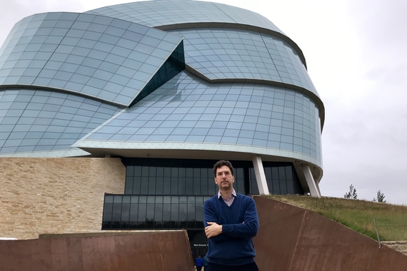 Professor and Project Lead Alejandro Baer at Canadian Museum for Human Rights.