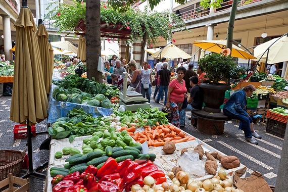 Mercado dos Lavradores market in Funchal, Portugal