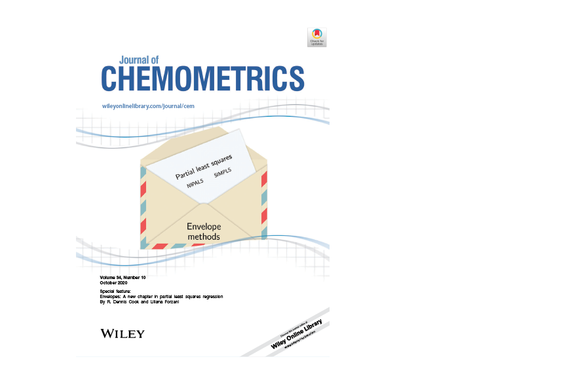 Cover for the October Journal of Chemometrics Publication
