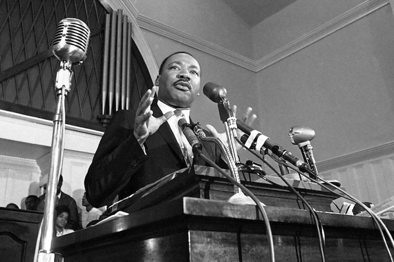Photo of Dr. Martin Luther King, JR. speaking