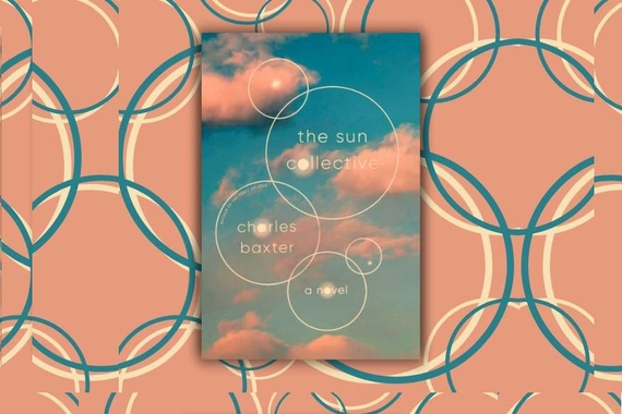 Cover image of Charles Baxter The Sun Collective with background of peach and varying circles of cream and aqua