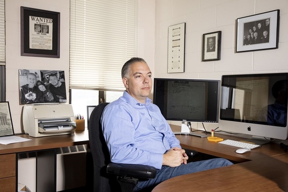 Photo of Professor Timothy Johnson in his office