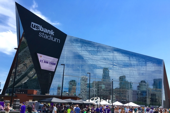 US Bank stadium in Minneapolis, MN 2016
