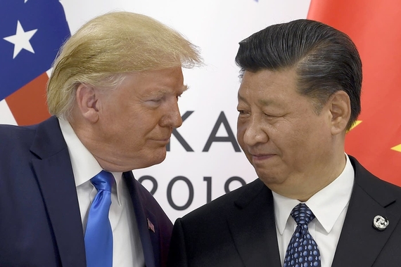 United States President Trump meets Chinese President Xi Jinping