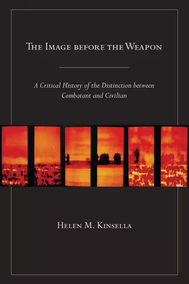 Book cover with a black background featuring a panel of orange and red images across the center. The title of the book is displayed across the top and the author's name is displayed across the bottom.