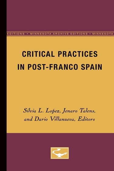 Book cover for Critical Practices in Post-Franco Spain