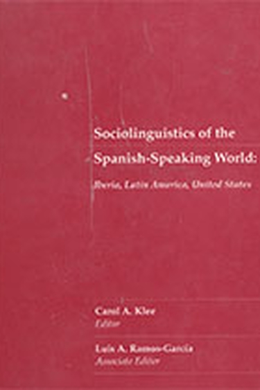 cover of Sociolinguistics of the Spanish-Speaking World