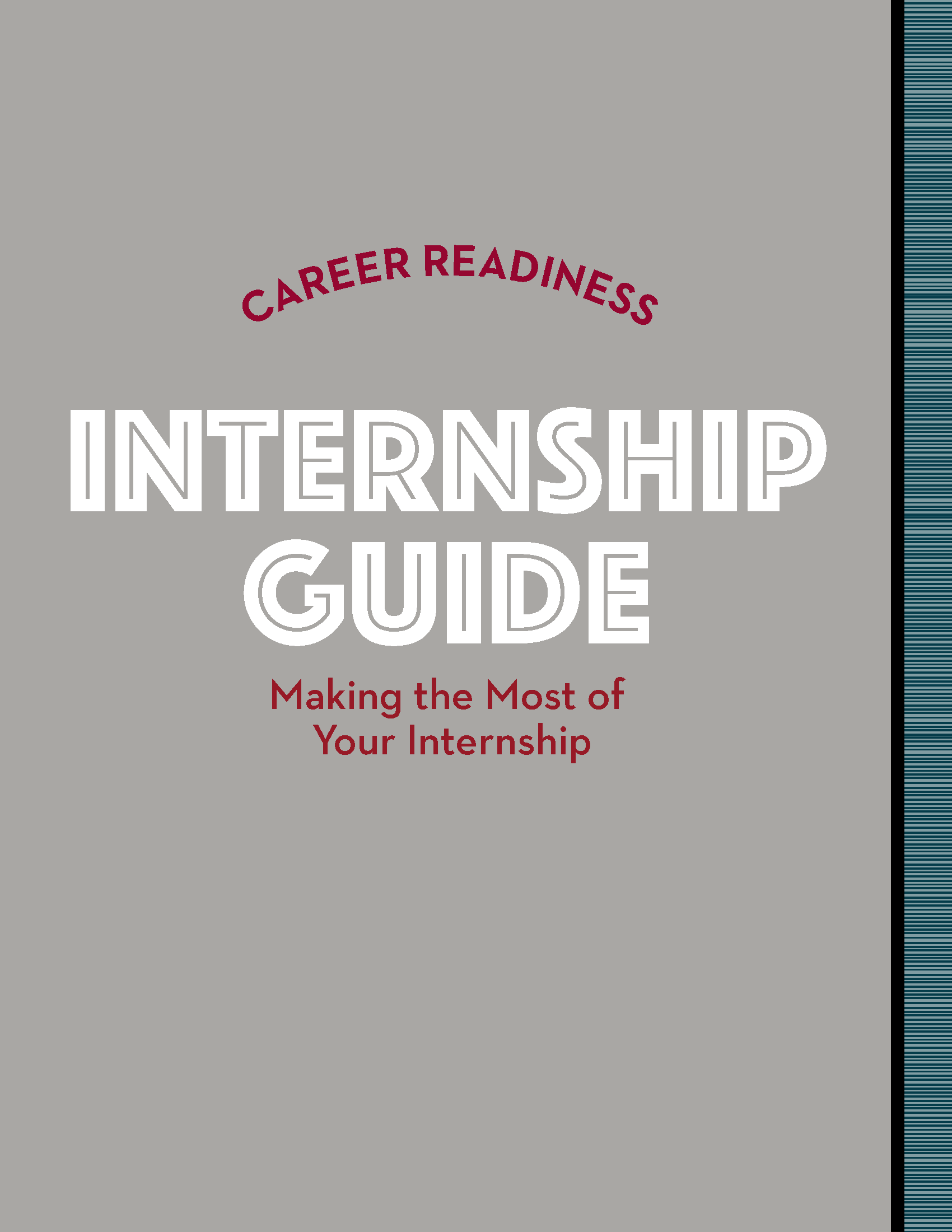 Front Cover of the Universal Internship Guide