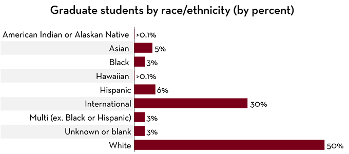 Graduate Diversity graph 2020
