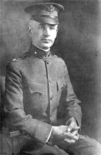 Portrait of Robert M. Yerkes wearing a military uniform